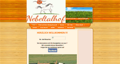 Desktop Screenshot of nebeltalhof.de